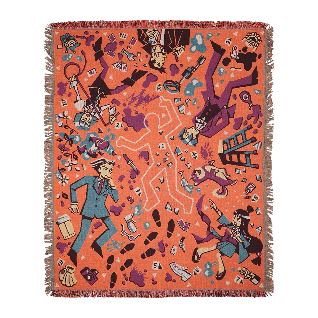 Crime Scene Throw Blanket - Image 2