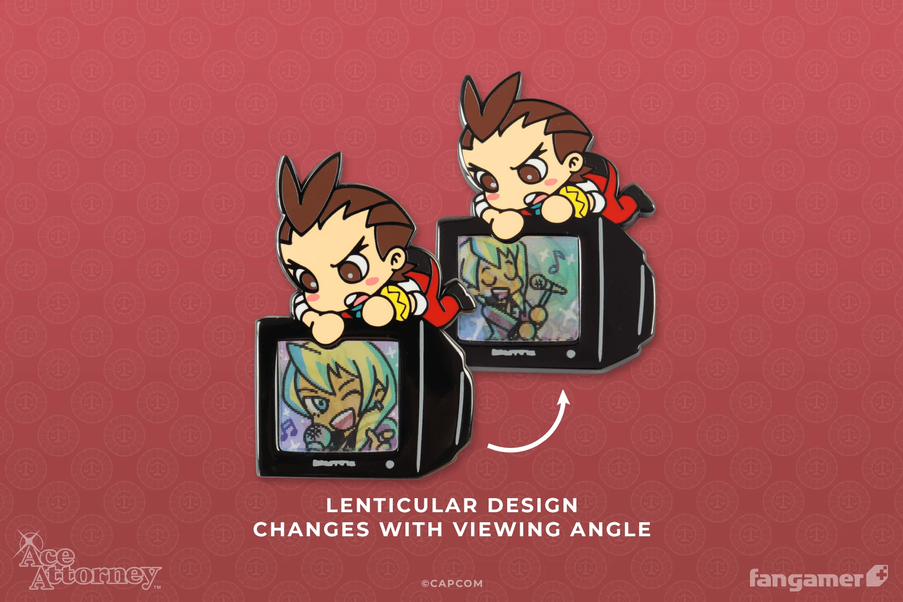 Let's Rock! Lenticular Pin - Image 4