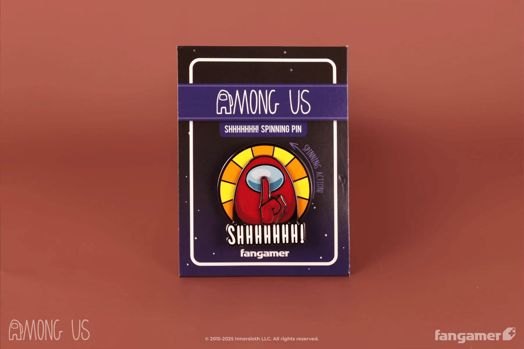 Shhhhhhh! Spinning Pin - Image 5