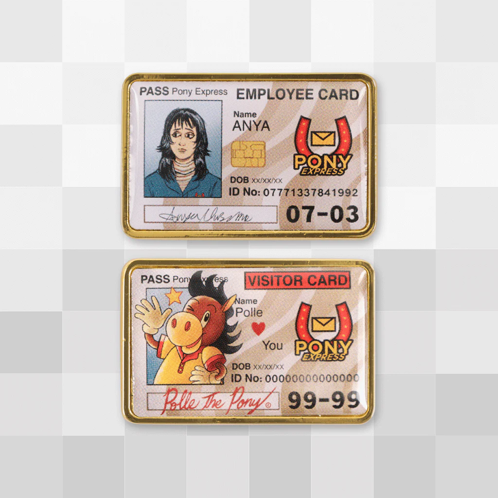 Anya and Polle ID Card Pin Set