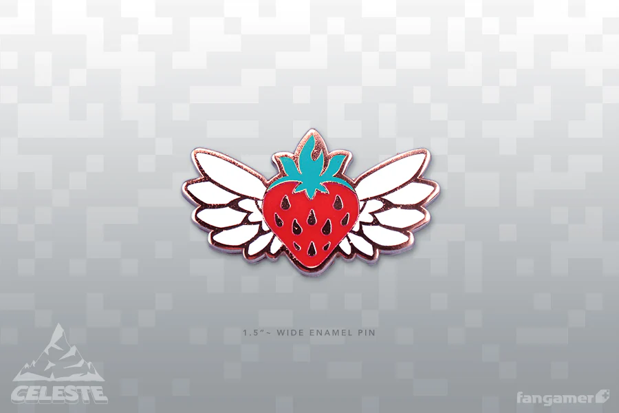 Flying Strawberry Pin - Image 3