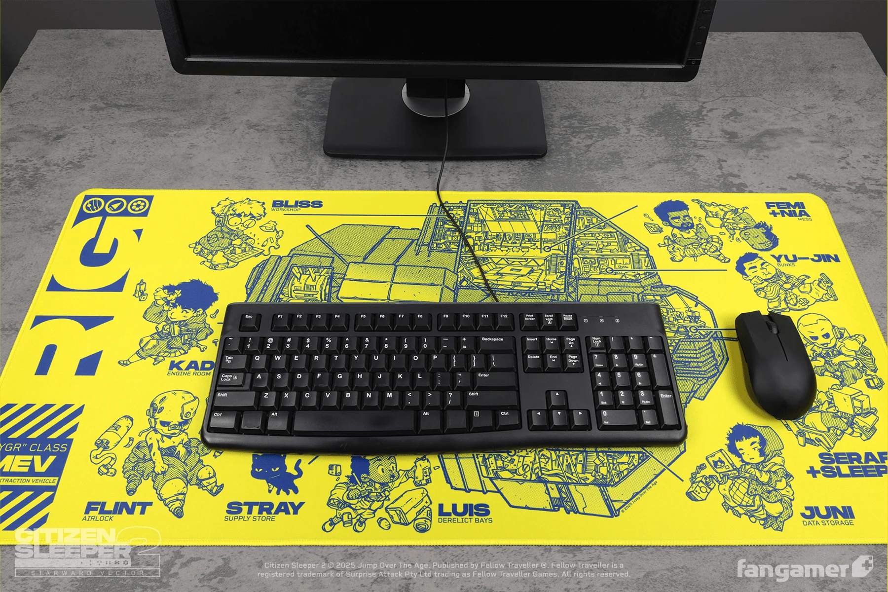 Rig Cross-Section Desk Mat - Image 4
