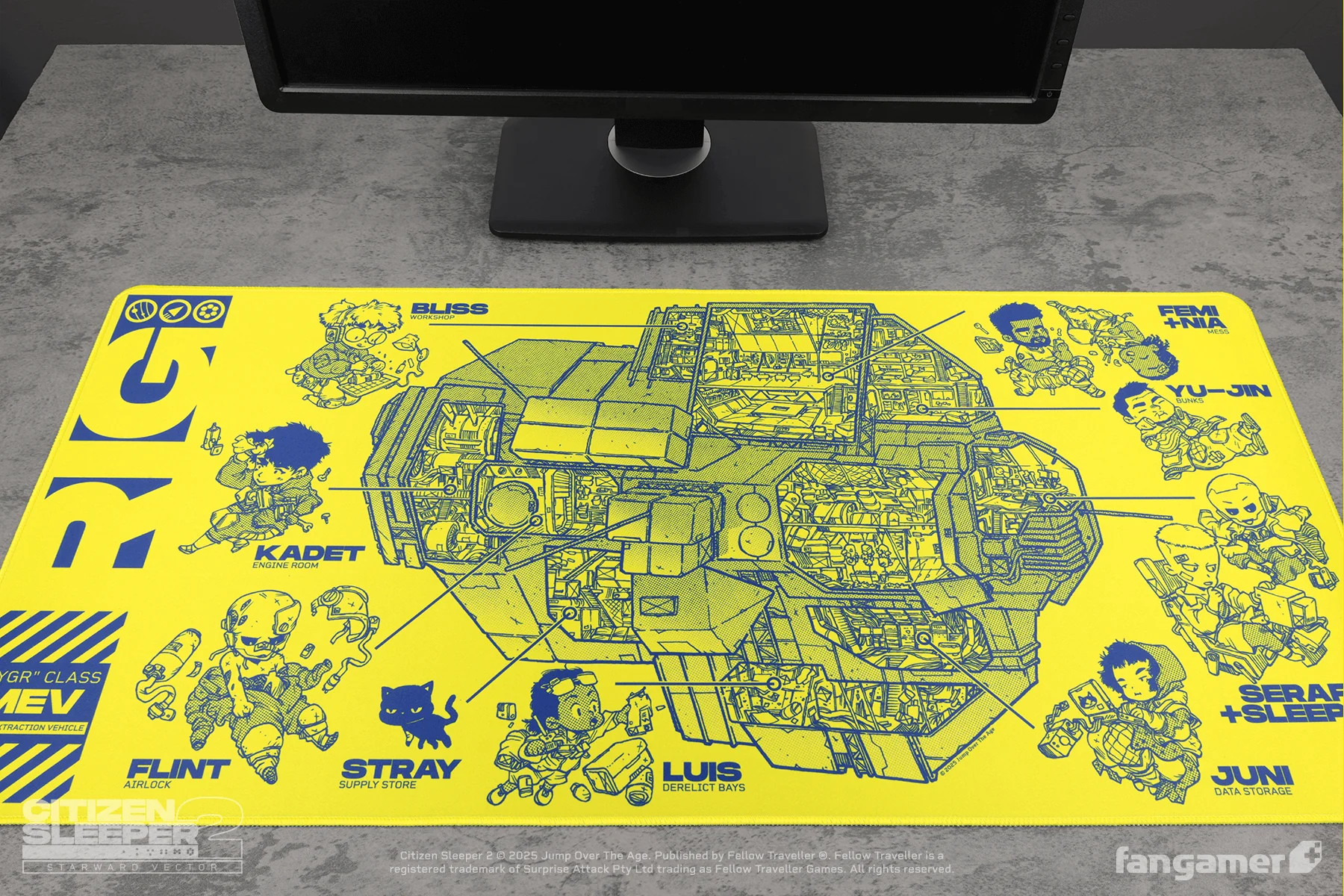 Rig Cross-Section Desk Mat - Image 5