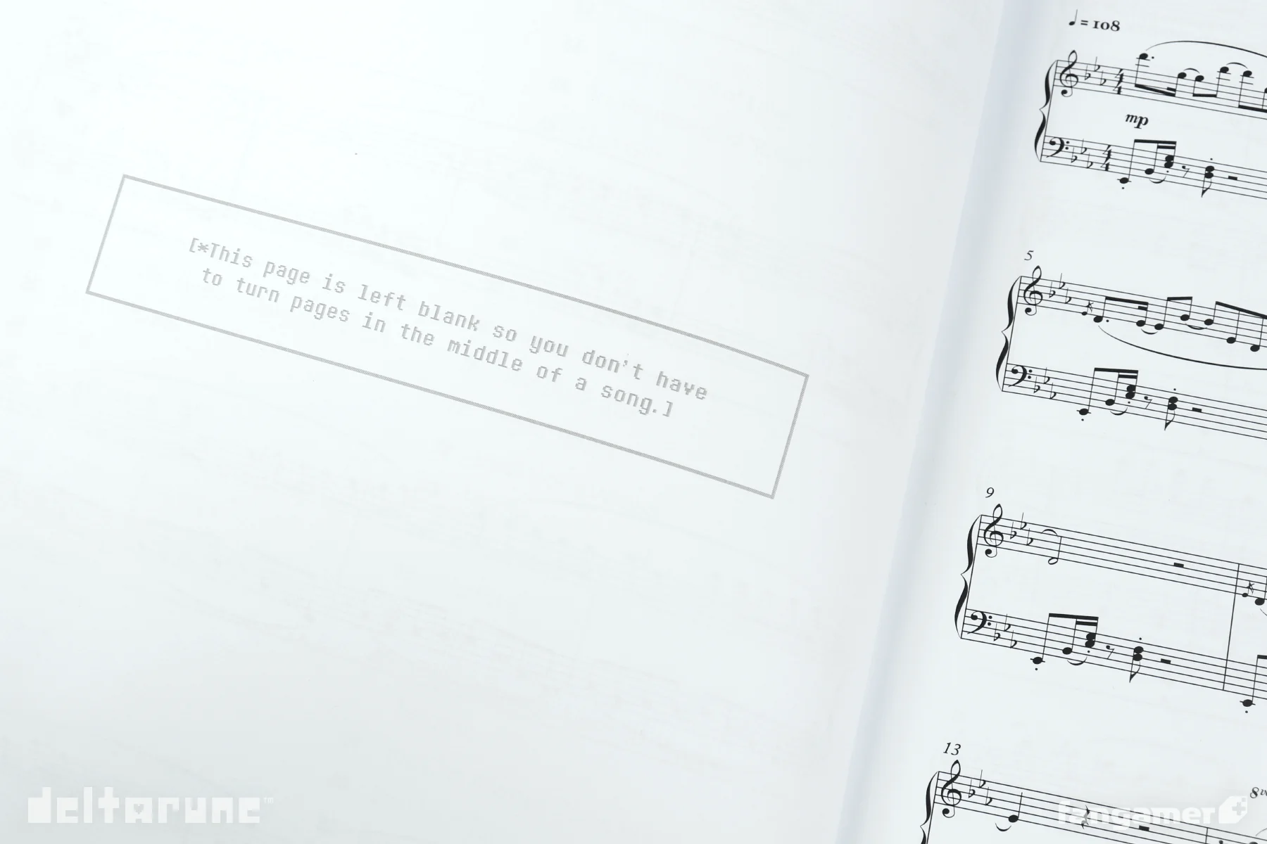 DELTARUNE Chapter 2 Piano Score Book - Image 7