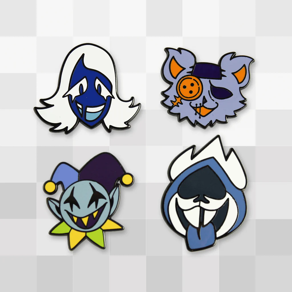 DELTARUNE Character Pin Set 2