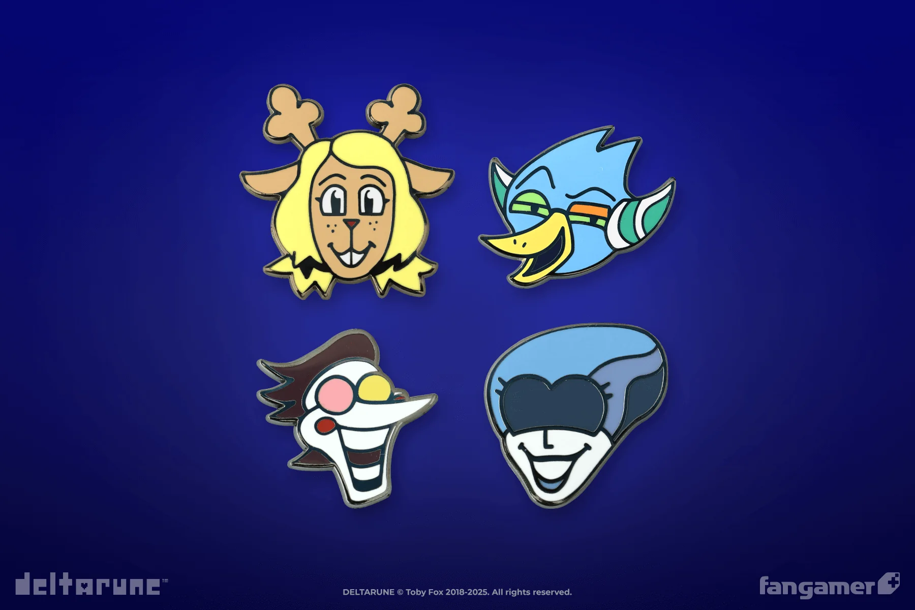 DELTARUNE Character Pin Set 3 - Image 3