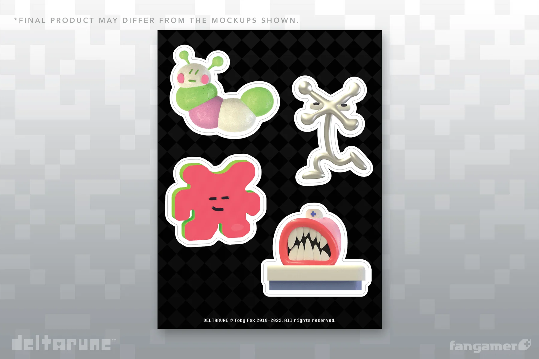 Deltarune NPC Sticker Sheet - Image 5