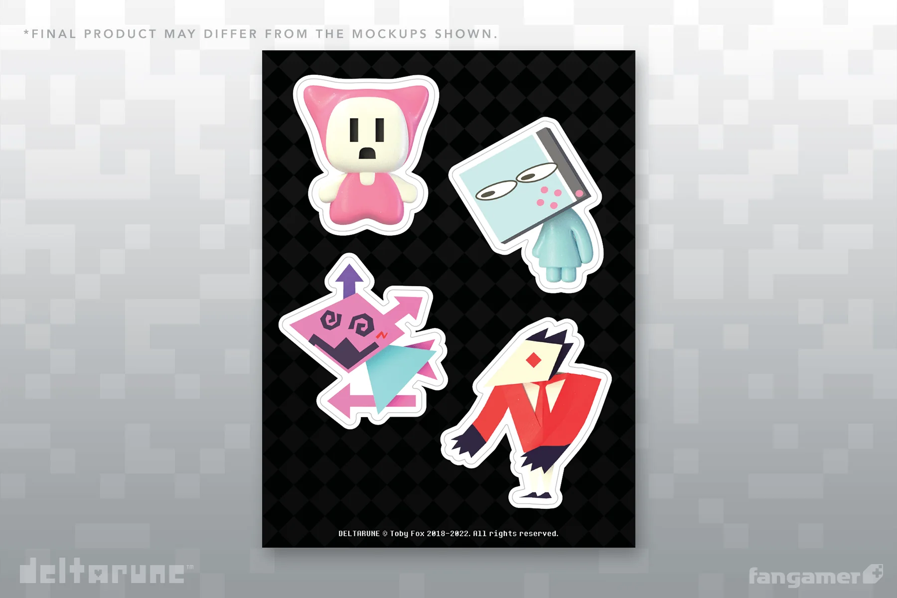 Deltarune NPC Sticker Sheet - Image 6