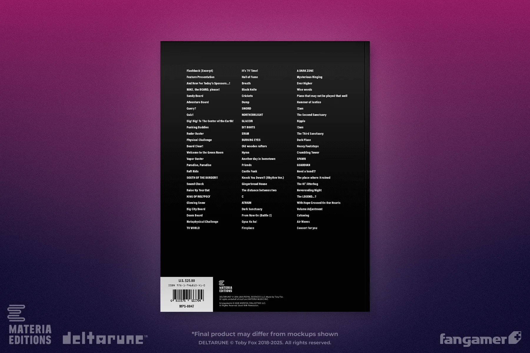 DELTARUNE Chapters 3+4 Piano Score Book - Image 4