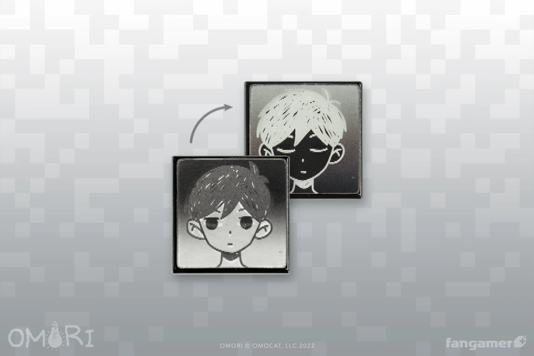 Invulnerable OMORI Lenticular Pin - Image 4
