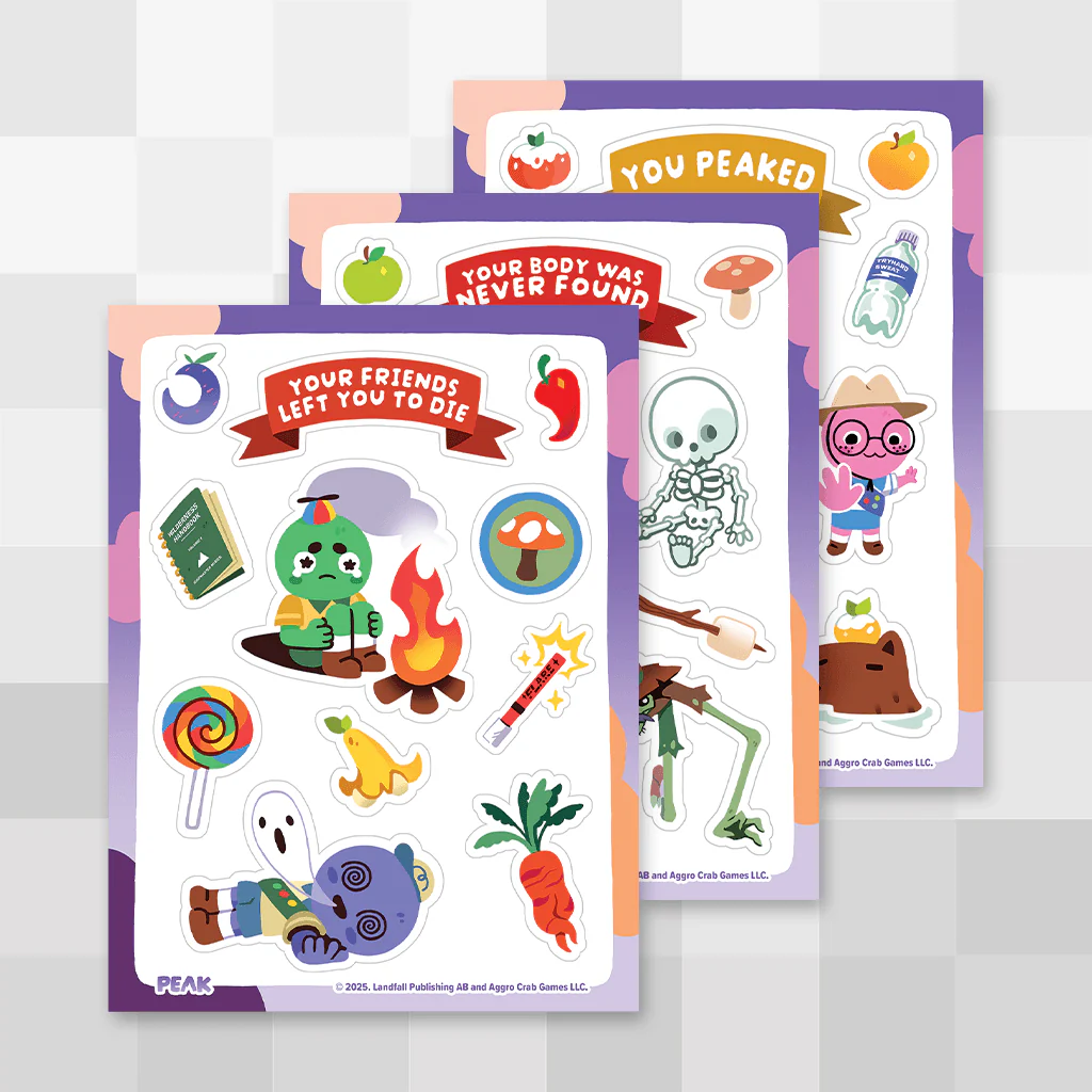 You Peaked Sticker Sheet Set