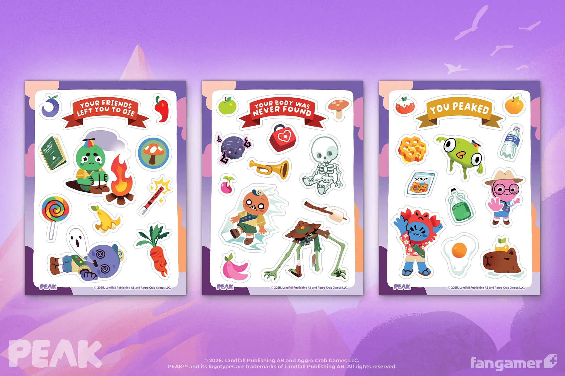 You Peaked Sticker Sheet Set - Image 3