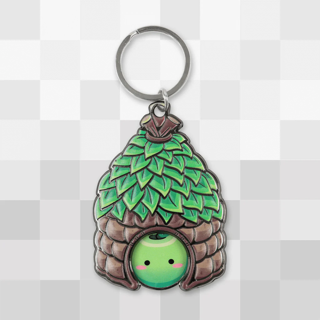 Junimo Hut Token Keychain