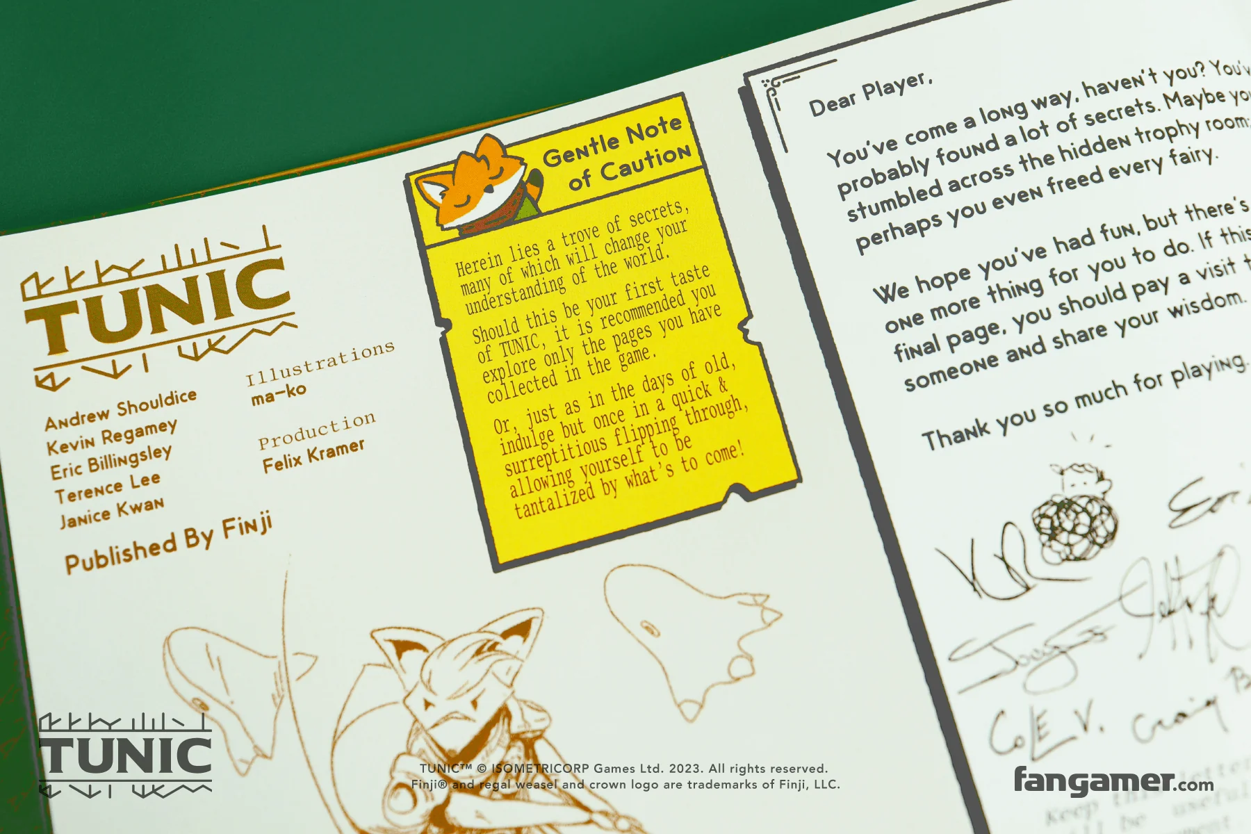 TUNIC Hardcover Instruction Book - Image 12