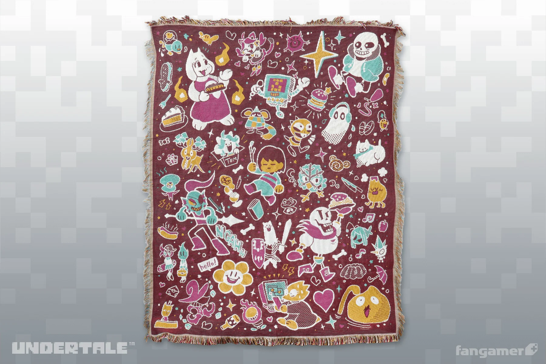 Friends and Foes Throw Blanket - Image 3